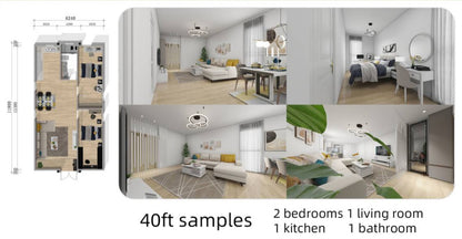 ΠΤΥΣΣΟΜΕΝΟ ΣΠΙΤΙ. εύκολη τοποθέτηση, μεταφορά και επιλογή επίπλωσης + εξαρτήματα όπως ηλιακά πάνελ και μονάδα ερκοντίσιον