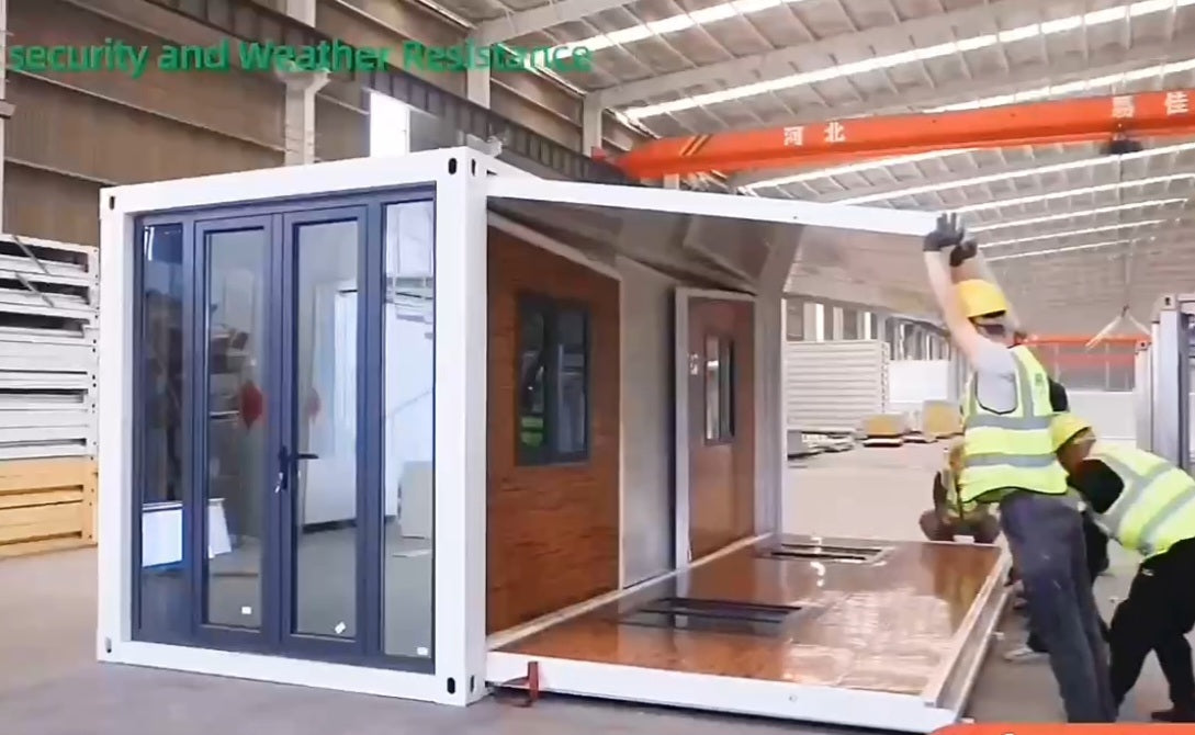 ΠΤΥΣΟΜΕΝΟ ΣΠΙΤΙ. Ερχεται σε δυο εκδοχες σε 73τμ η 35τμ, μεταφερεται και τοποθετειται ευκολα, επισης υπαρχει και επιλογη επίπλωσης